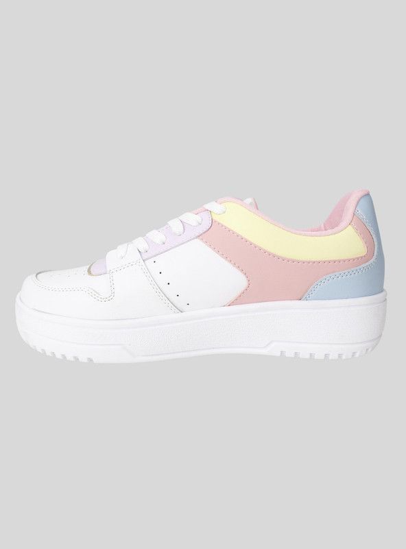 Zapatilla Kanna & Co Plataforma Luisa Blanca-2