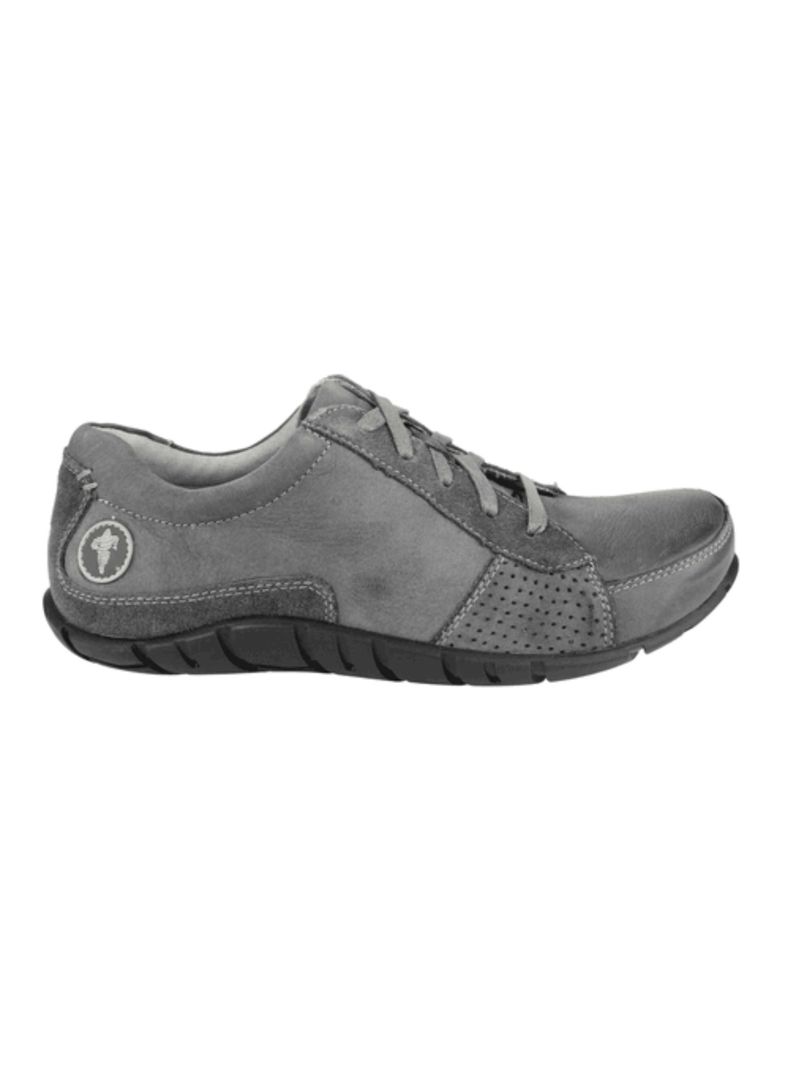 Zapatilla Michelin Cuero Petroleo