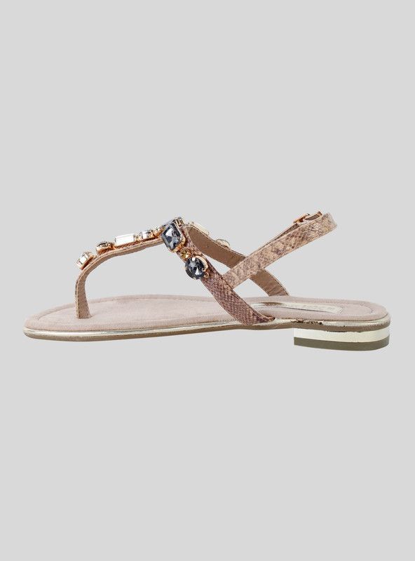 Sandalia Xti Reptil Taupe-2