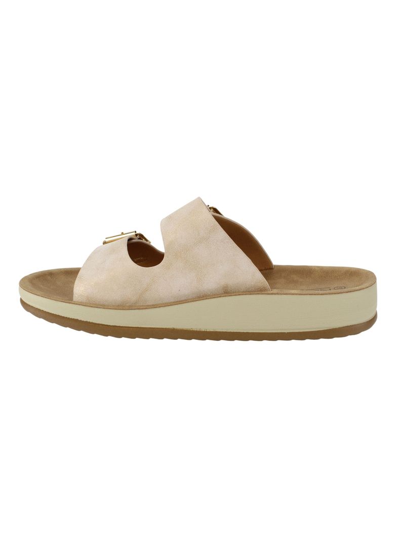 Sandalia New Walk Doble Hebilla Dorada-2