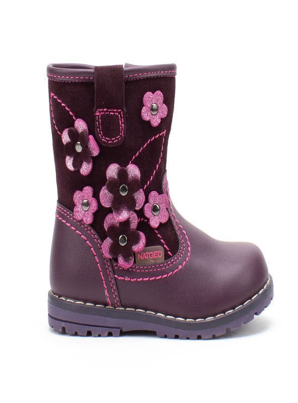 BOTIN NIÑA NATGEO XY10023-PU ( 20-27 )  | Morado |-1