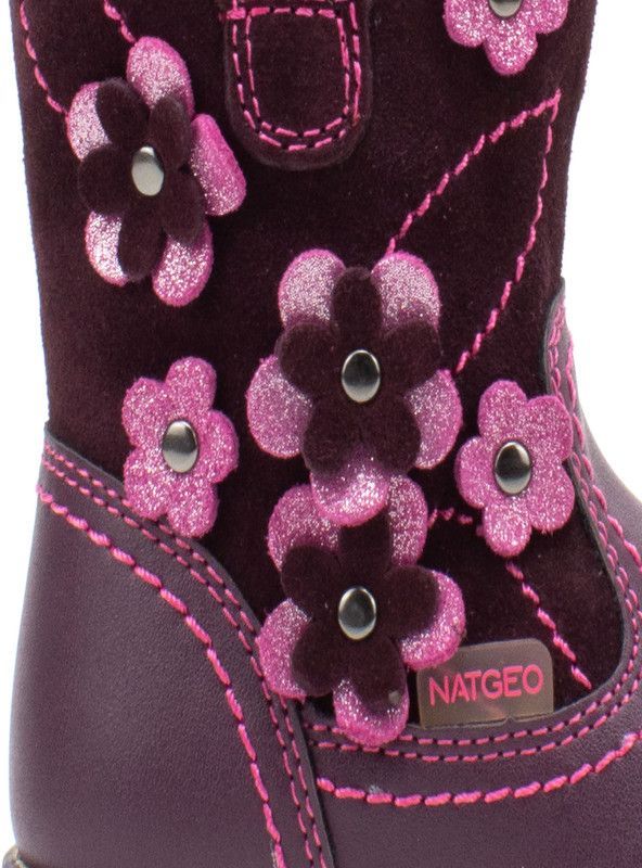 BOTIN NIÑA NATGEO XY10023-PU ( 20-27 )  | Morado |-4