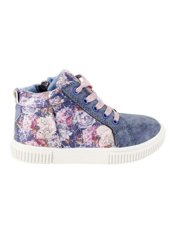Zapatilla Nat Geo Kids Flores Azul-0