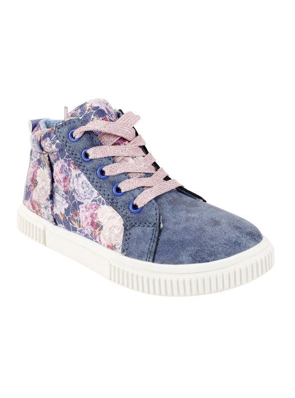 Zapatilla Nat Geo Kids Flores Azul-1