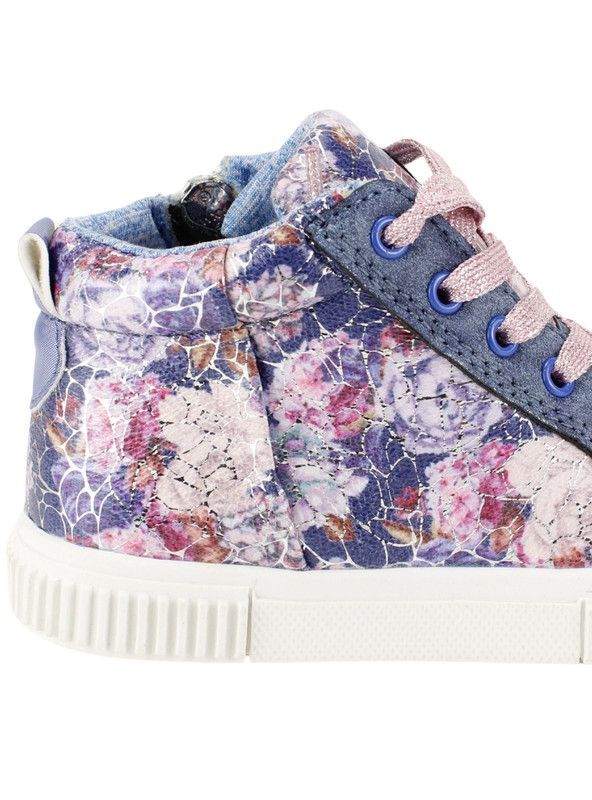 Zapatilla Nat Geo Kids Flores Azul-3