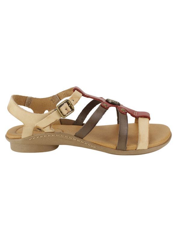Sandalia Exs Cuero Tiras Multicolor-0