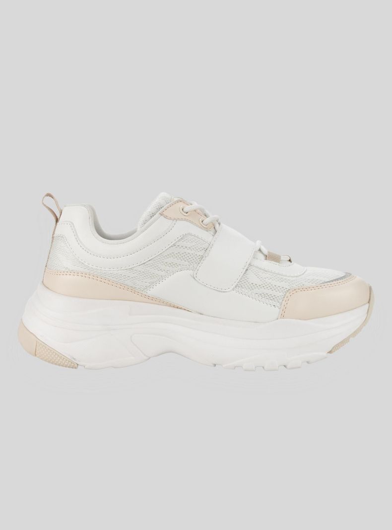 Zapatilla Agua de Coco Velcro Blanca-0