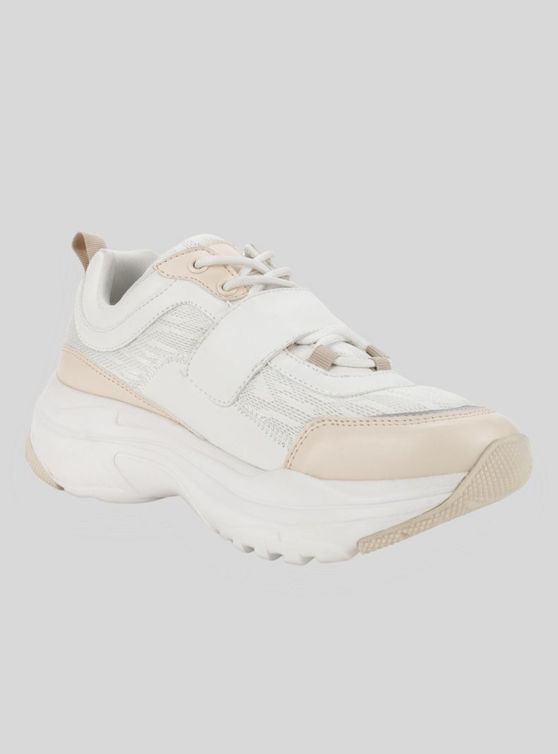 Zapatilla Agua de Coco Velcro Blanca-1
