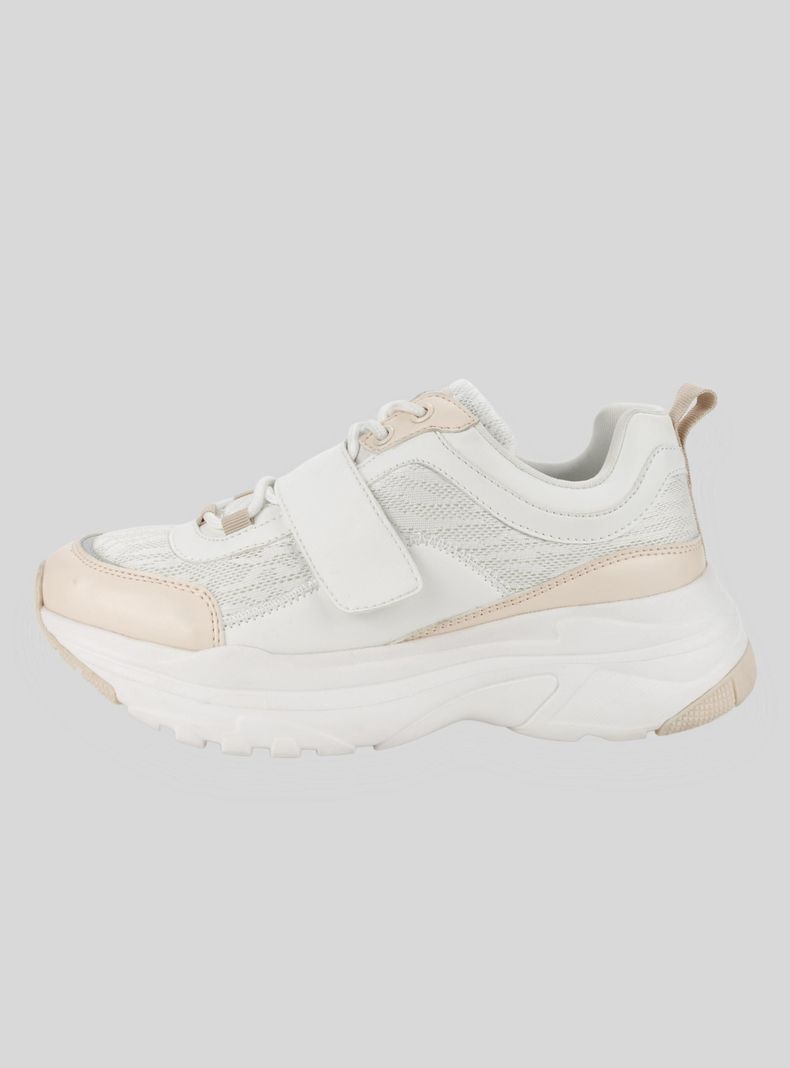 Zapatilla Agua de Coco Velcro Blanca-2