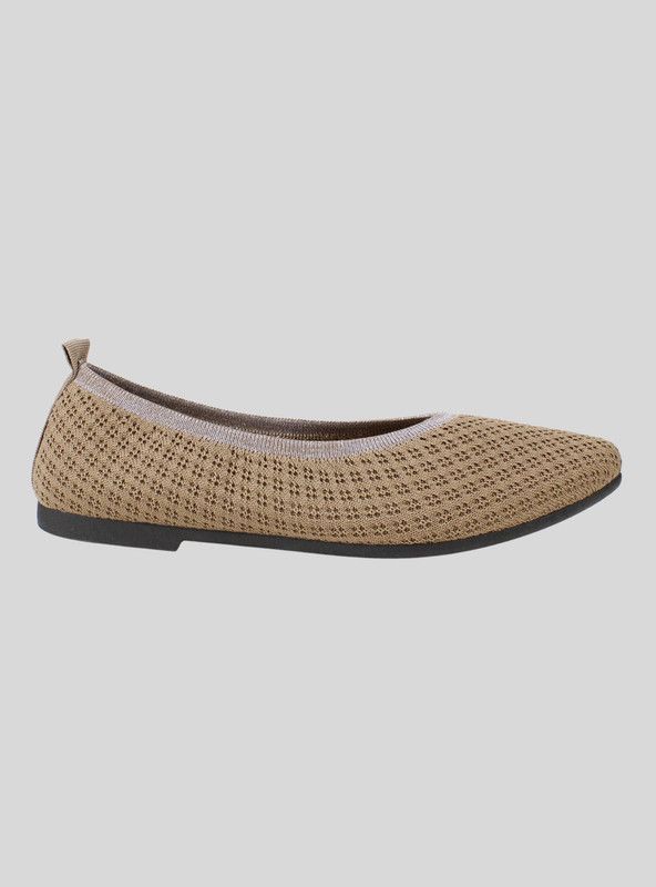 Ballerina New Walk Mesh Café Claro-0