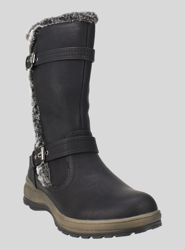 Bota New Walk Pelos Negro-1