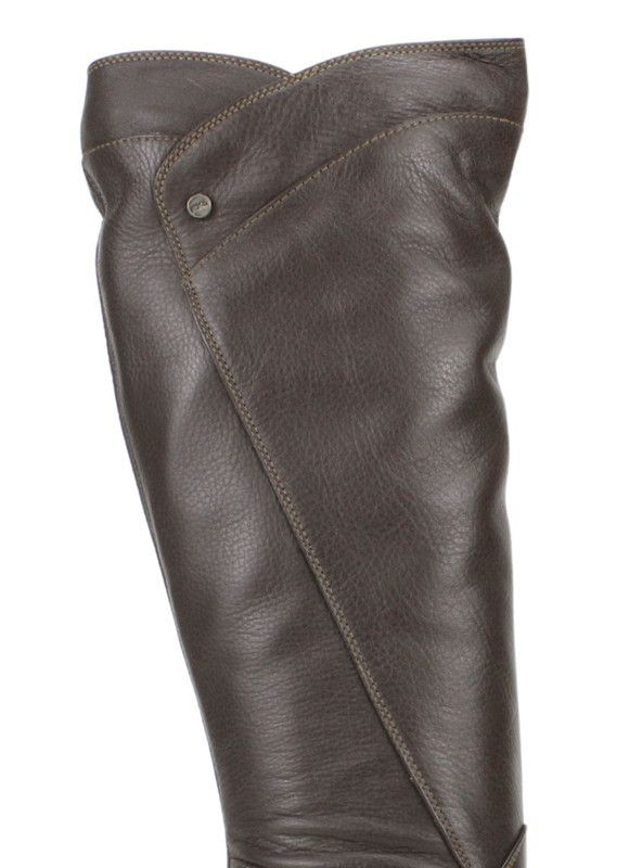 Bota Exs Taco Alto Cuero Café-3