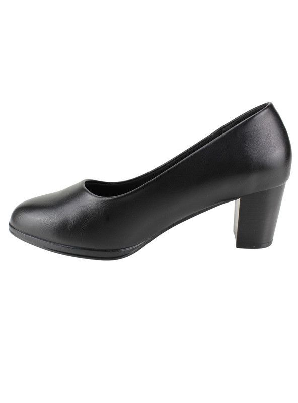 Zapato New Walk Confort Oficina Negro-2
