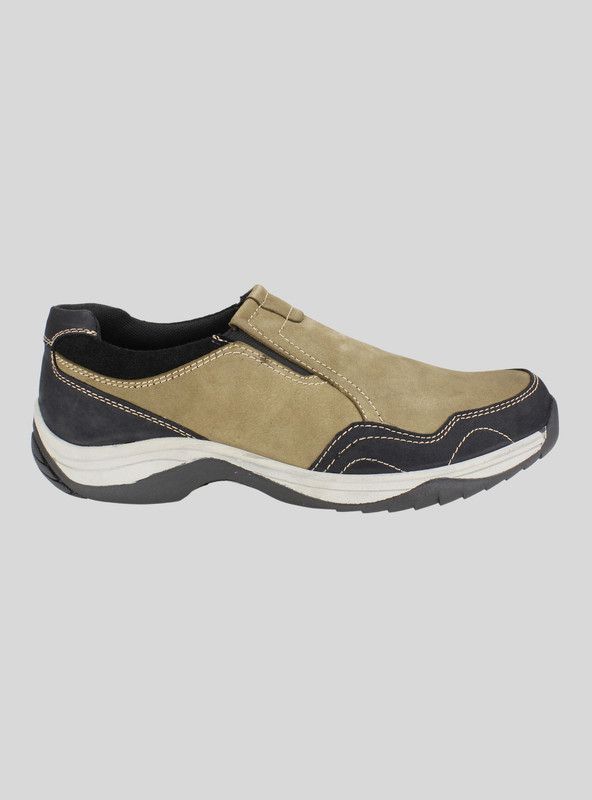 Zapatilla Nat Geo Confort Cuero Beige-0