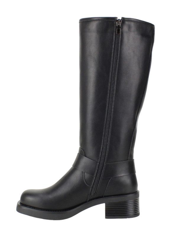 Bota Agua de Coco Biker Negra-2