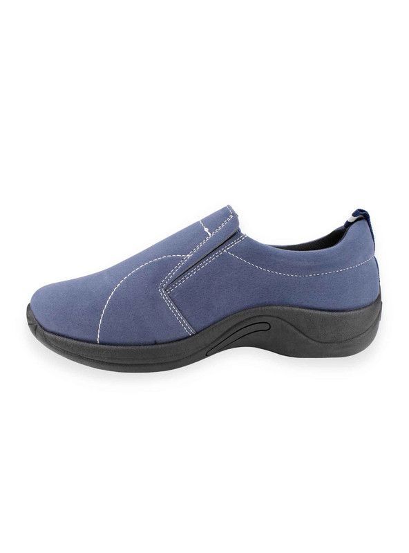 Zapatilla New Walk Slip On Azul Marino-2