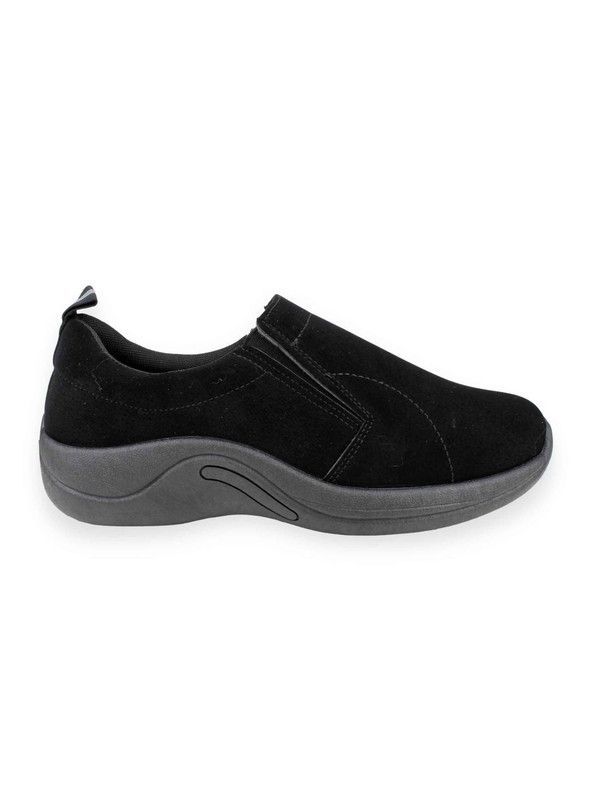 Zapatilla New Walk Slip On Negra-0