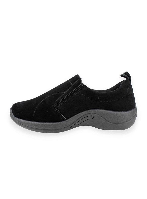 Zapatilla New Walk Slip On Negra-2