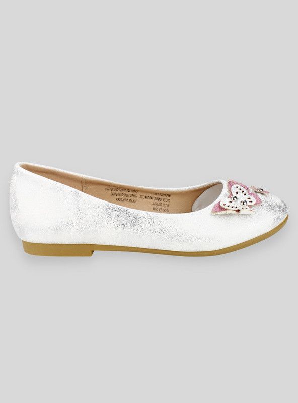 Ballerina Nat Geo Kids Mariposas Plateada-0