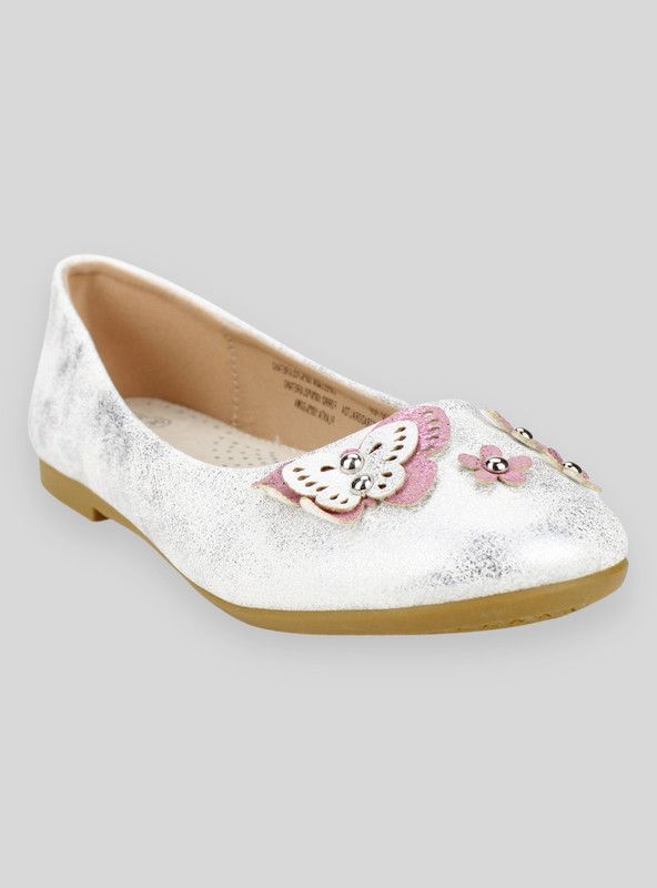 Ballerina Nat Geo Kids Mariposas Plateada-1