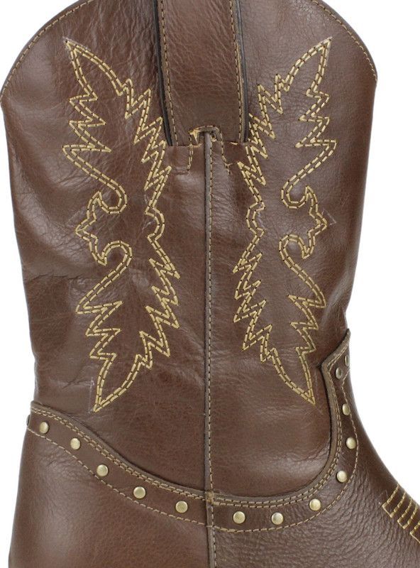 Bota Exs Vaquera Cuero Café-3