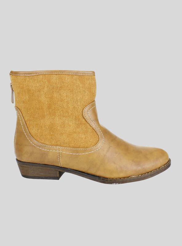 Botín New Walk Vaquero Lisa Camel-0