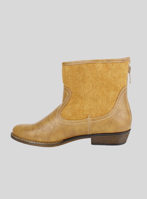 Botín New Walk Vaquero Lisa Camel-2