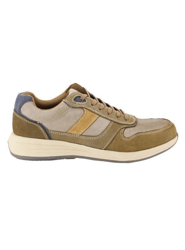 Zapatilla Nat Geo Texturas Cuero Beige-0