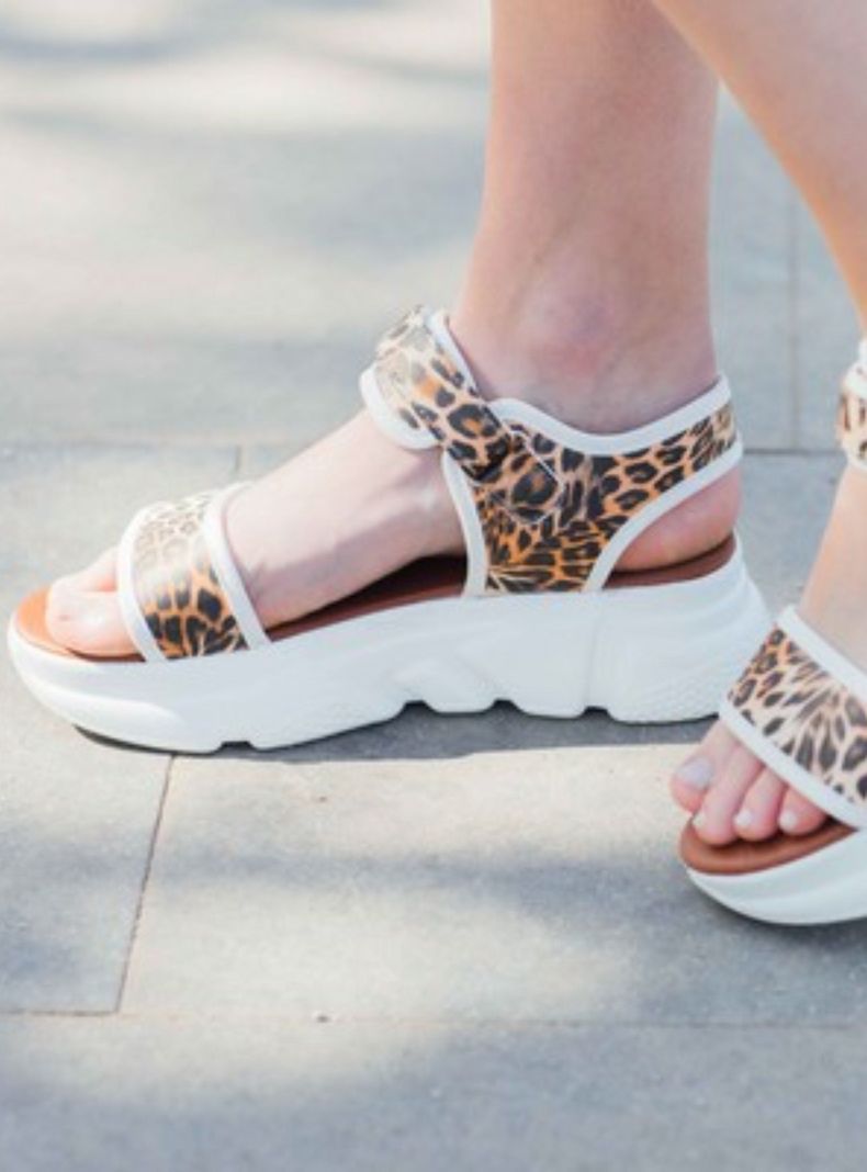 Sandalia Agua de Coco Print White-1