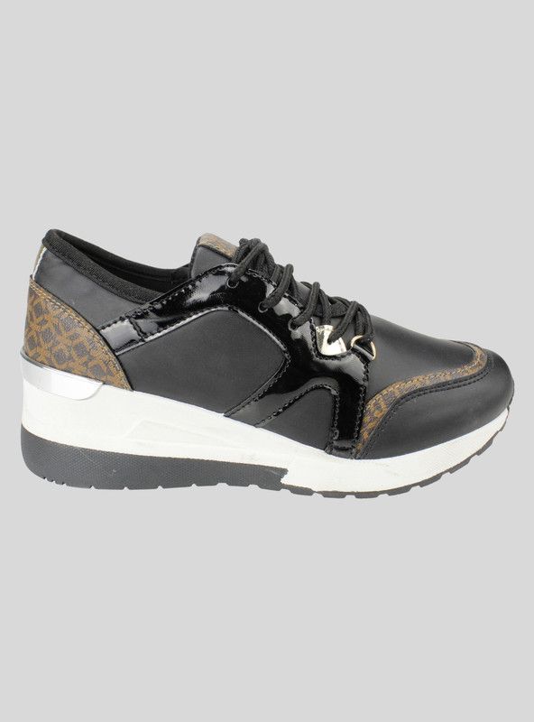 Zapatilla New Walk Negra Tribal