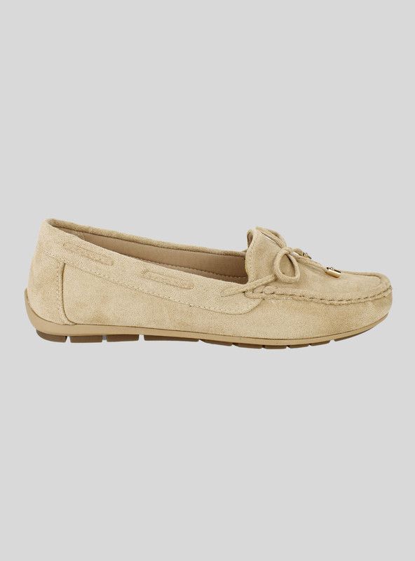 Mocasín New Walk Cintas Taupe