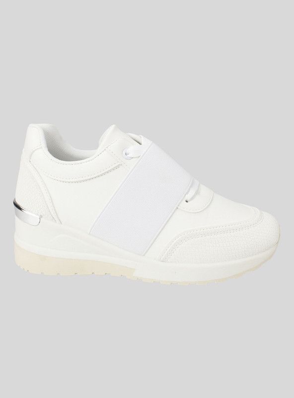 Zapatilla New Walk Blanca Elástico-0