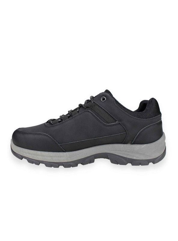 Zapatilla New Walk Outdoor Rayas Negra-2
