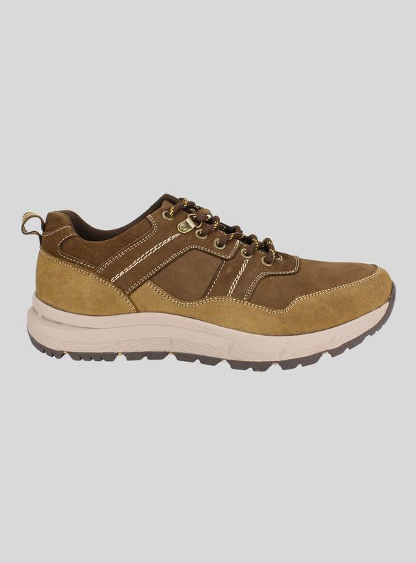 Zapatilla Nat Geo Lanco Cuero Café-0