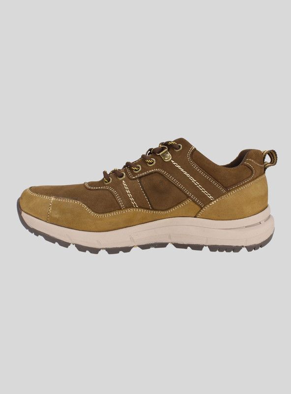 Zapatilla Nat Geo Lanco Cuero Café-2
