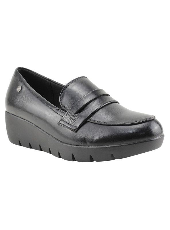 Mocasín New Walk Plataforma Negro-1