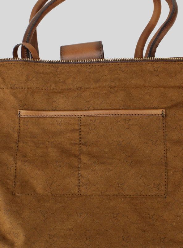 Cartera Pikolinos Cuero Tachas Camel-3