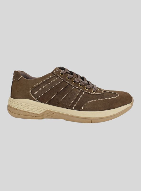 Zapatilla Nat Geo Confort Cuero Café-0