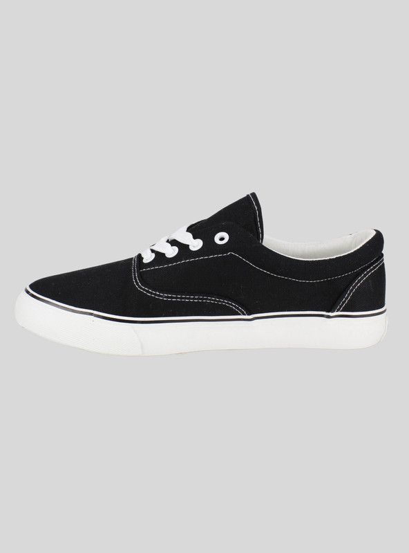 Zapatilla New Walk Lona Austin Negro-2