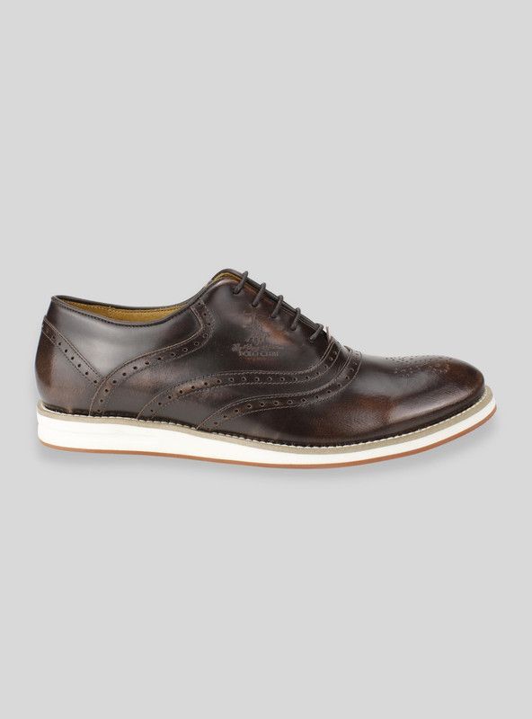Zapato Polo Club Oxford Cuero Café-0