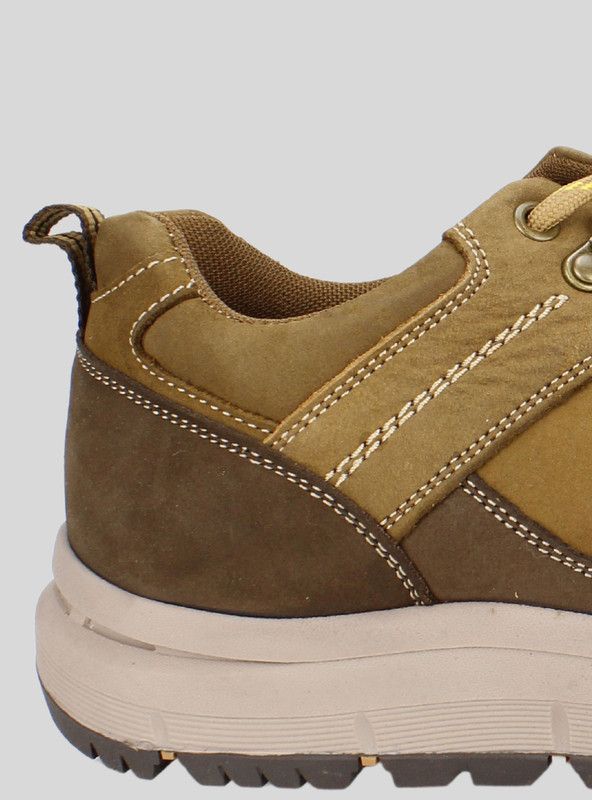 Zapatilla Nat Geo Lanco Cuero Marrón-3
