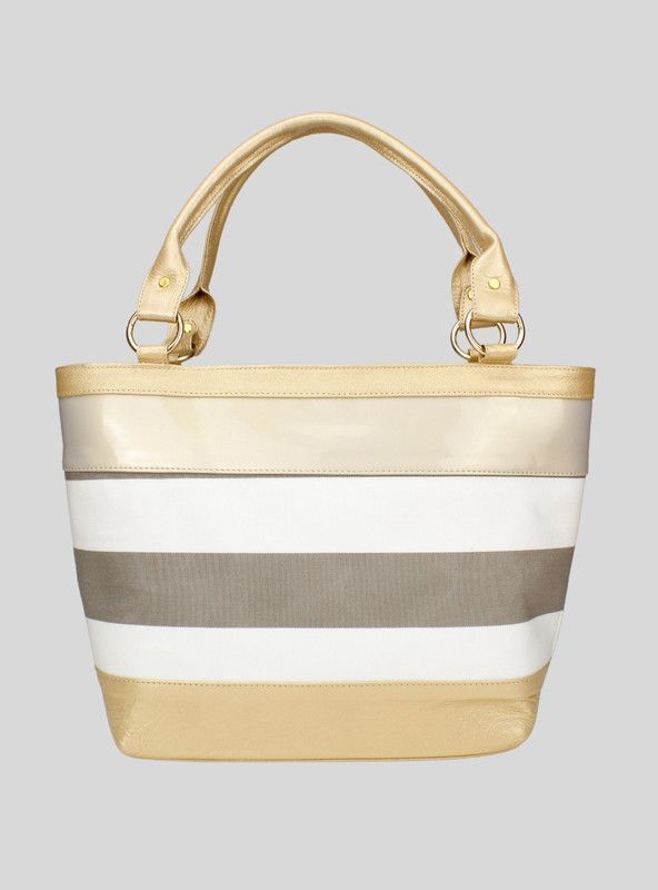 Cartera Exs Cuero Rayas Playera-1