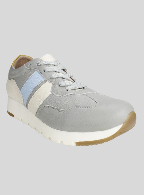 Zapatilla Exs Urbana Cuero Gris-1