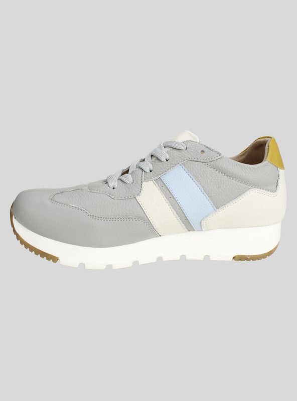 Zapatilla Exs Urbana Cuero Gris-2