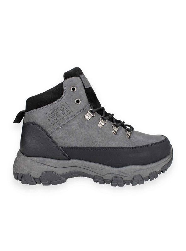 Botín New Walk Outdoor Bitono Gris-0