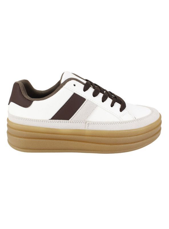 Zapatilla Agua de Coco Amit Plataforma Blanca-0