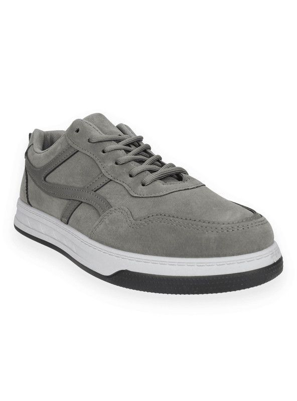 Zapatilla New Walk Casual Rayas Gris-1