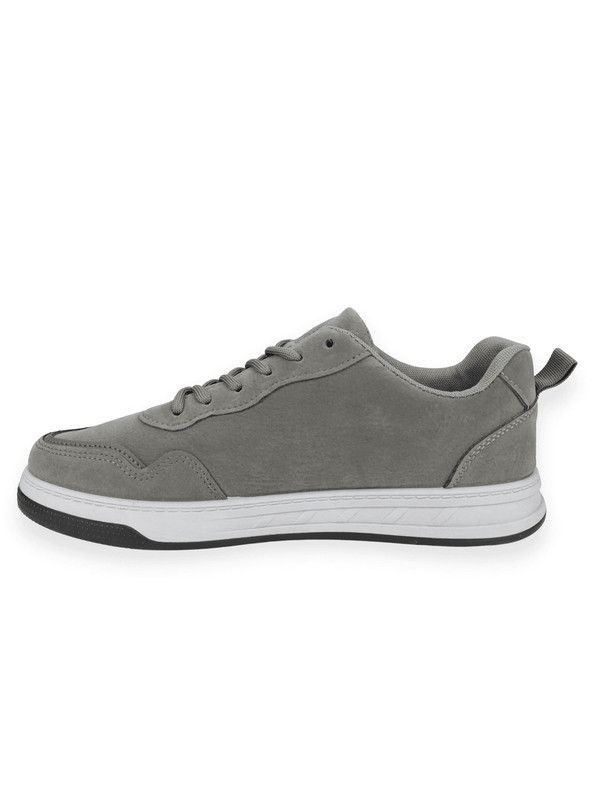 Zapatilla New Walk Casual Rayas Gris-2