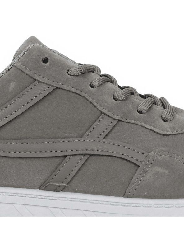 Zapatilla New Walk Casual Rayas Gris-3