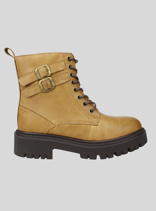 Botin Palm Aura Cuero Camel